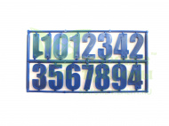 картинка Набор цифр для улья синие магазин ТД Здоровье от Природы