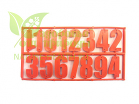картинка Набор цифр для улья красные от магазина ТД Здоровье от Природы