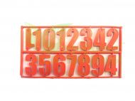 картинка Набор цифр для улья красные магазин ТД Здоровье от Природы